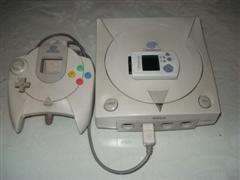 Vista de la placa de la Dreamcast.